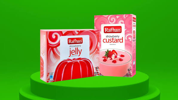RAFAN STRAWBERRY CUSTARD + RAFAN STRAWBERRY JELLY 2BOX.
