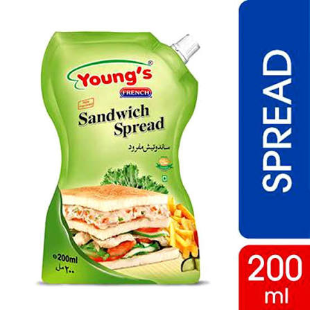 YOUNG'S CHICKEN SANWICH STAND UP POUCH 200ML.