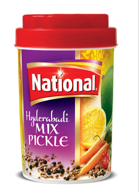NATIONA HYDERABADI MIX PICKLE 400G.
