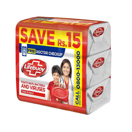LIFE BOUY BAR TOTAL 3IO 130GX3 PACK.