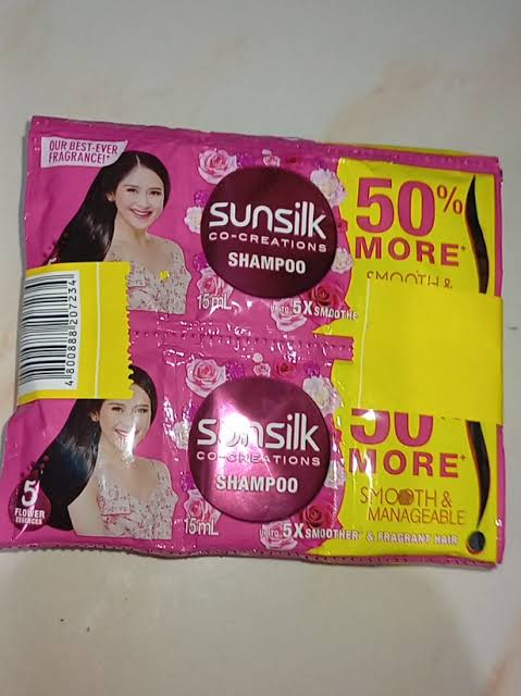 Sunsilk Pink Shampoo Sachet  32p lar 5rs p .