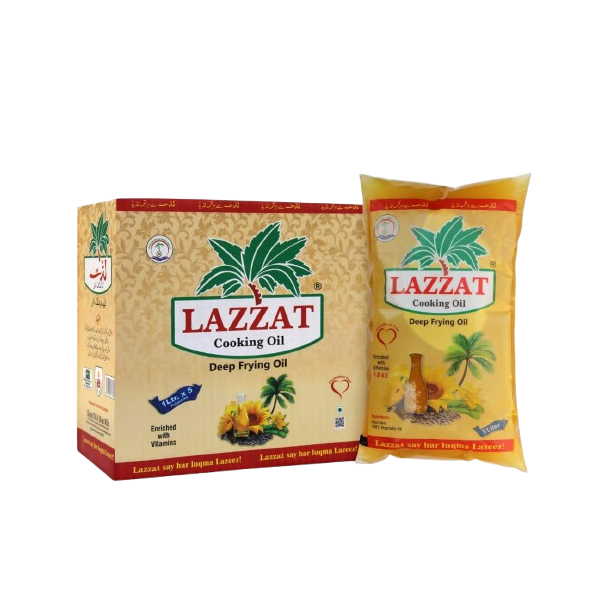 LAZZAT COOKING OIL [DEEP FRYING] 1 POUCH.