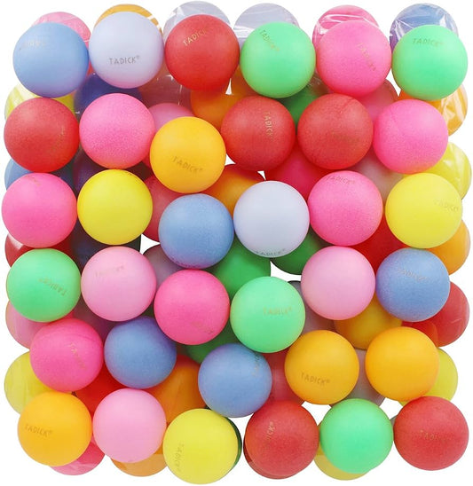 FDEM Assorted Colourful Ping Pong Balls | 60 Packs