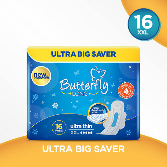 Butterfly Long Pads 16 Pieces