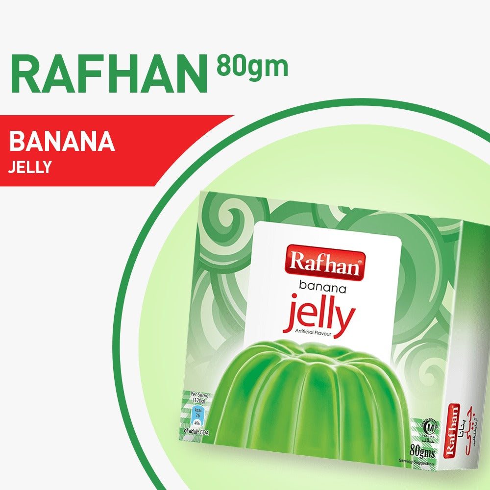 Rafhan Jelly Powder Banana 80g