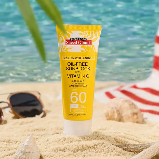 Saeed Ghani Oil Free Sunblock with Vitamin C SPF 60 30ml