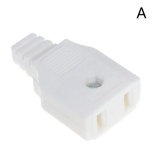 PCL 2-Flat Pins Female Plug Socket Adapter 1 Piece