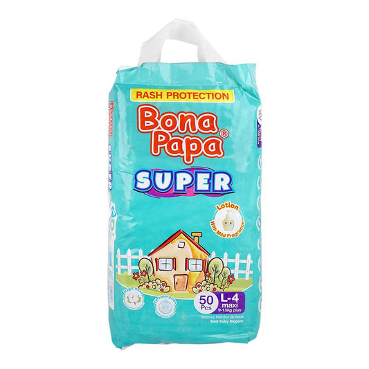 Bona Papa Baby Diaper Plus Extra Large (9kg - 15kg) 50 Pieces