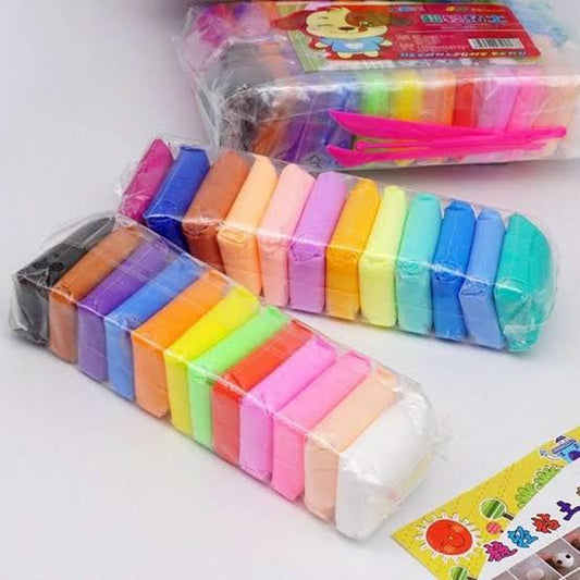 Slimebykaklyn Essence Slime Super Soft Air Dry Clay 12 Pieces