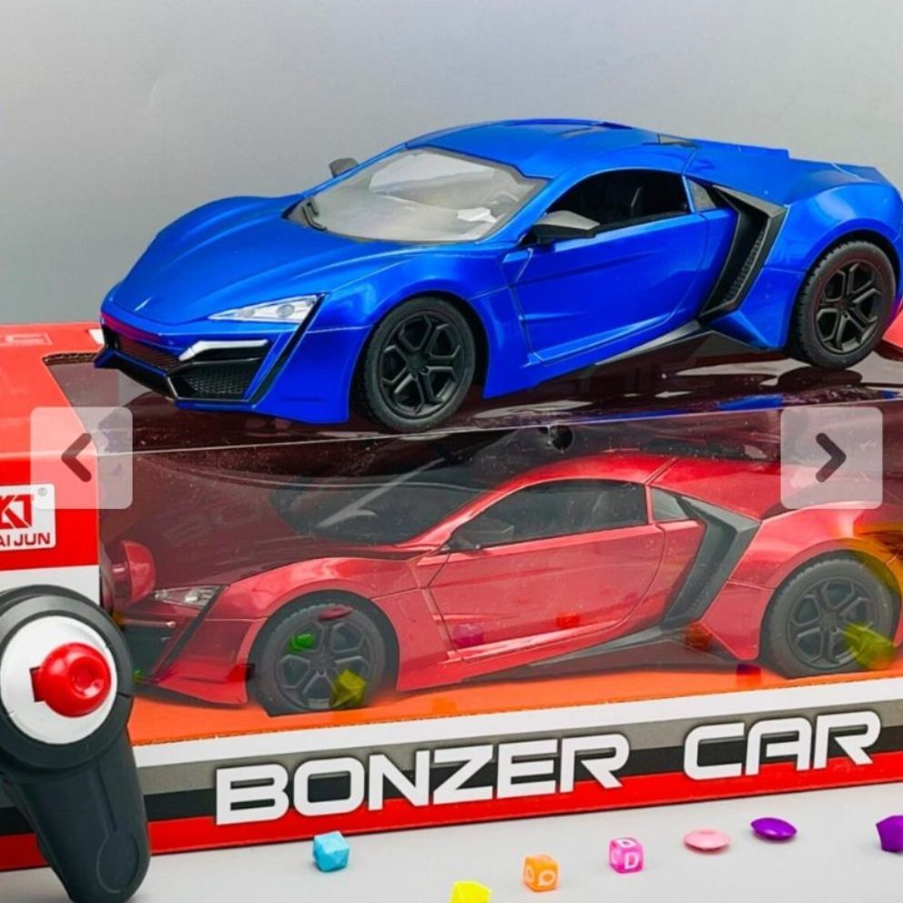 Bonzer Car 1.6 Remote Control Racing Reality Car Red 1 Set
