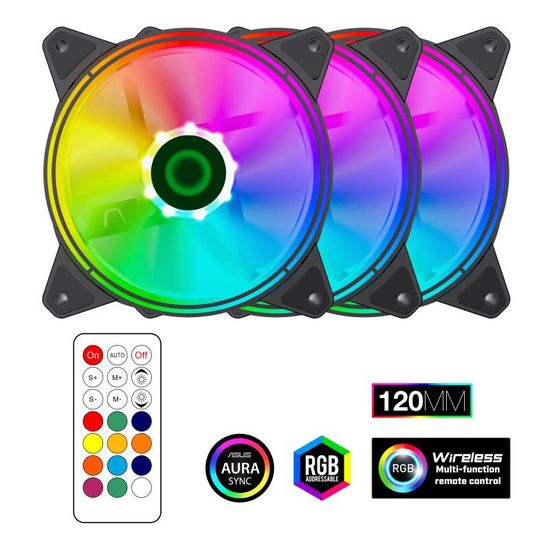 Rgb 120 Silent Computer Casing Cooling Fan | 1 piece