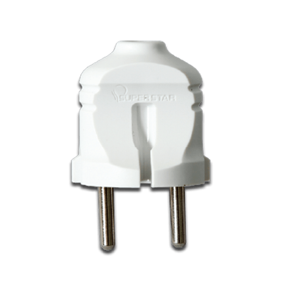 Super Star Heavy Two Pin Plug - 1 Piece