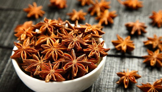 MUQADDAD MART FOOD WHOLE STAR ANISE [ SABUT BADIYAN PHOOL] 100G
