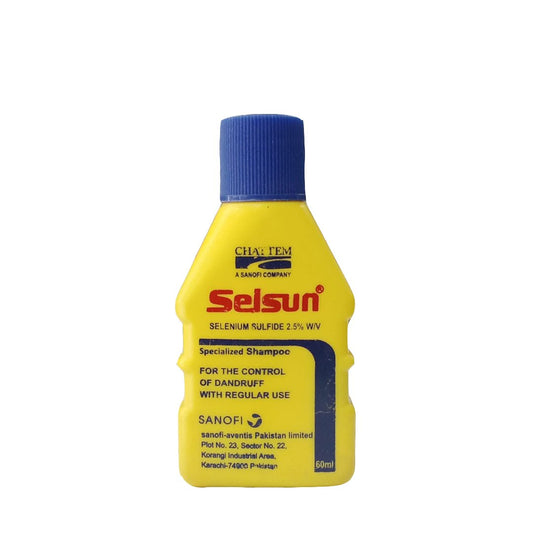 Selsun 2.5% Selenium Sulfide Anti Dandruff Suspension Shampoo 60ml