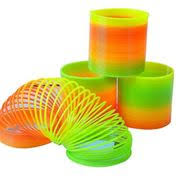 China Magic Spring Toy For Kids Rainbow 3 Pieces