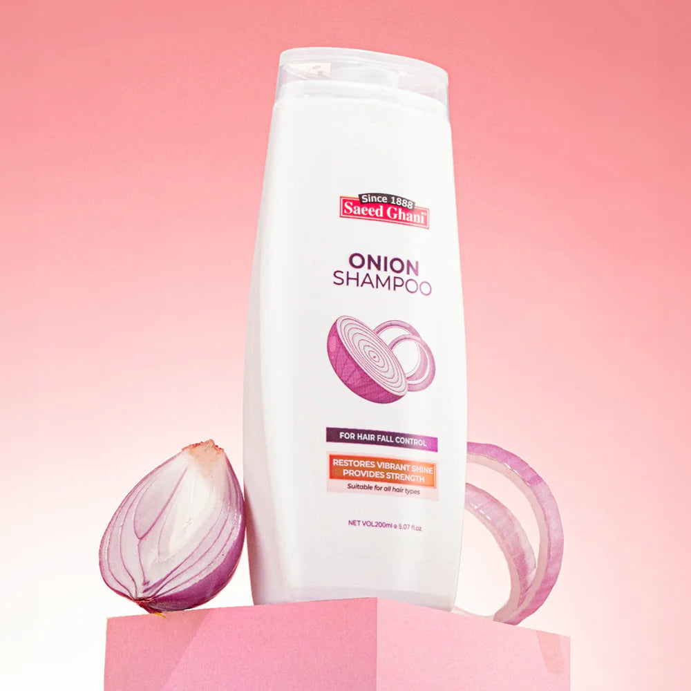 Saeed Ghani Onion Shampoo for Hair Fall Control 200ml