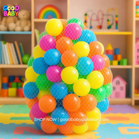 Multi Colored Plastic Balls Large Size (50s)