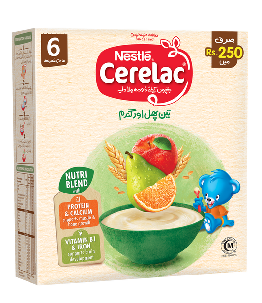 Cerelac 3 Fruits & Wheat 175g