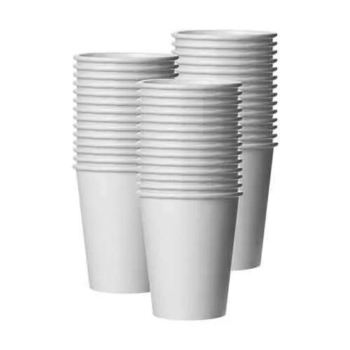 White Disposable Paper Glass 350ml 10-Pack