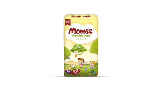 Momse Baby Jumbo XL Diapers 44 Pieces