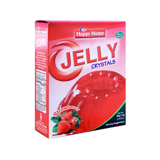 Happy Home Strawberry Jelly Crystals, 80g