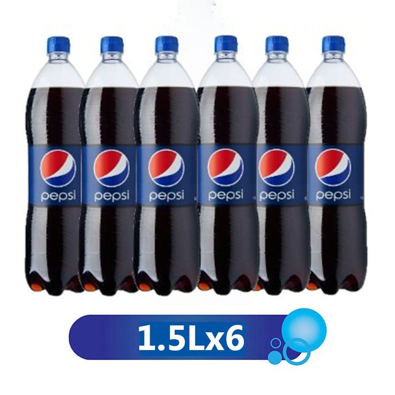 Pepsi 1.5 Liter – Carton of 6 Bottles | Refreshing Cola Soft Drink