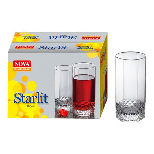 Nova Glass Starlit Box (310ml) 6 Pieces