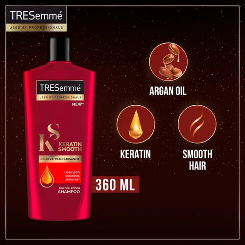 Tresemme Shampoo Keratin Smooth 360ml.